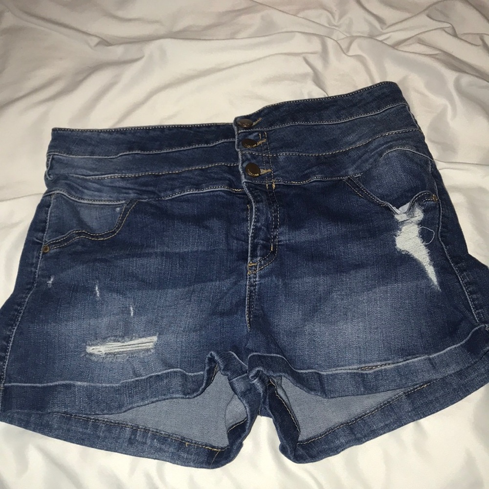 High Waisted Jean Shorts